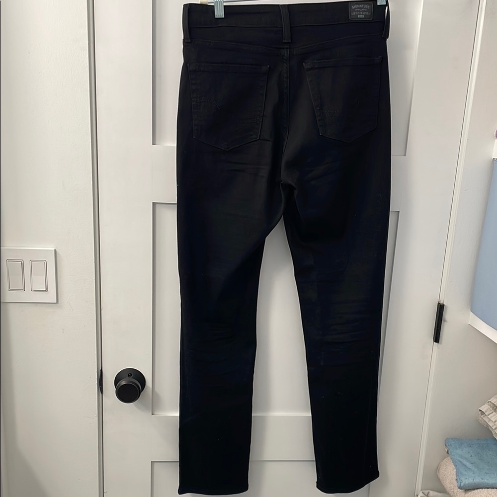Levi Strauss Signature Black Straight Leg Jeans